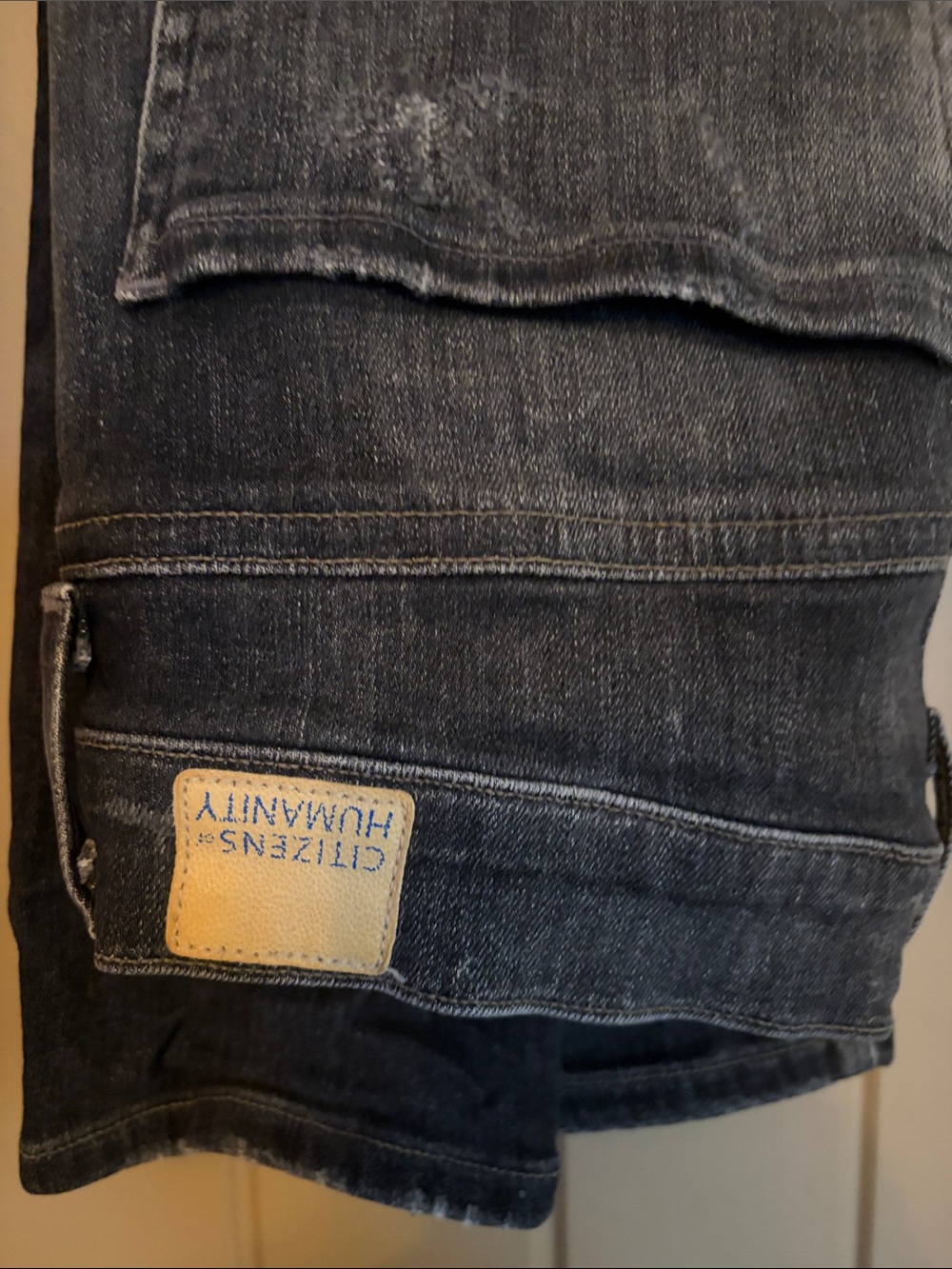 Citizens Of Humanity Woman’s Black Washed Jeans Size 29 waist